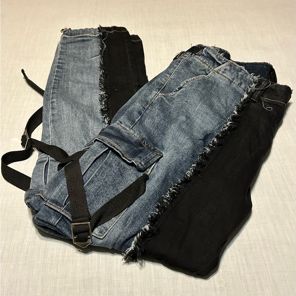 Valabasas Stylish Two-Tone Men's Jeans